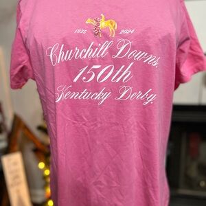 Port and Company Pink Kentucky Derby Tee